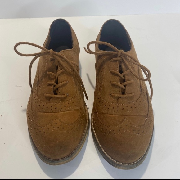 Indigo rd Brown Suede Oxfords - Picture 3 of 7